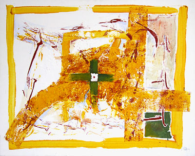 Das grüne Kreuz | 2000 | Acryl