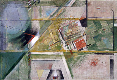 Komposition Frankfurt | 1987 | Acryl | Artothek Frankfurt (Oder)