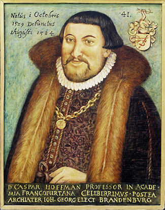 Kaspar Hoffmann d. Ä. 1529–1610 | 1991 | Acryl Besitzer Museum Viadrina Frankfurt ( Oder )