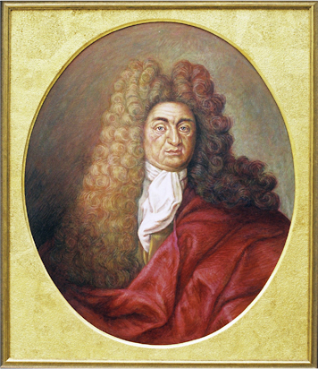 Johann Christoph Beckmann 1641–1717 | 1992 | Acryl Besitzer: Museum Viadrina Frankfurt (Oder)